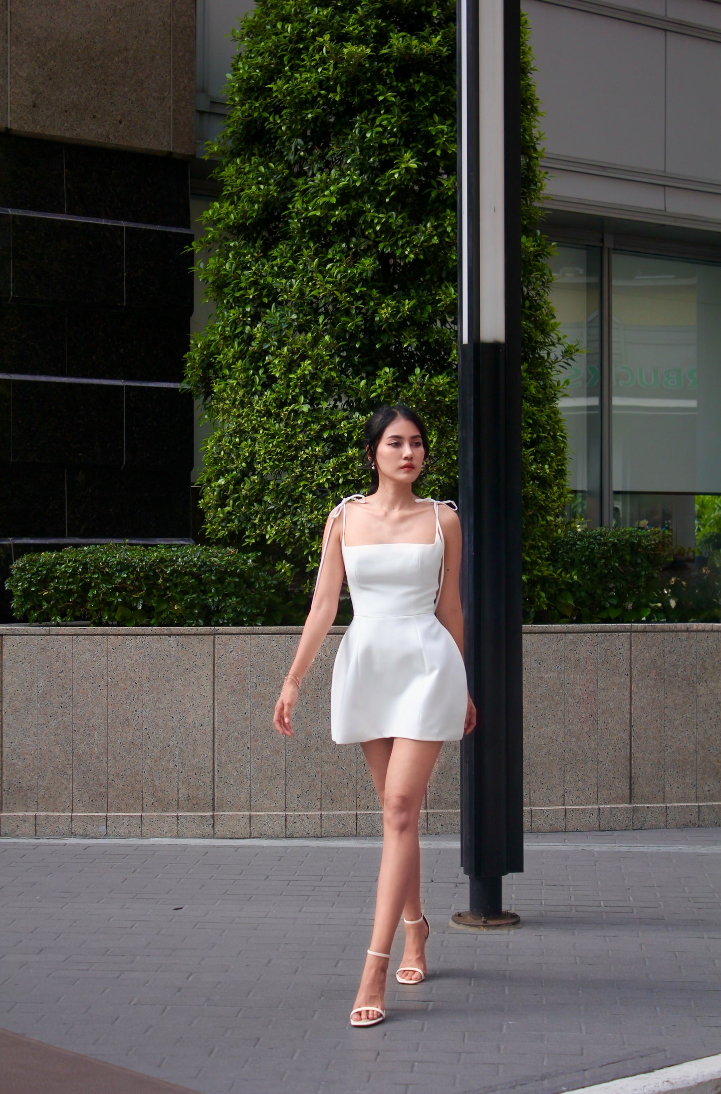 White Belle Mini Dress